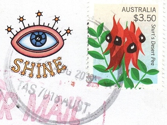 Tasmania Hand Cancellation