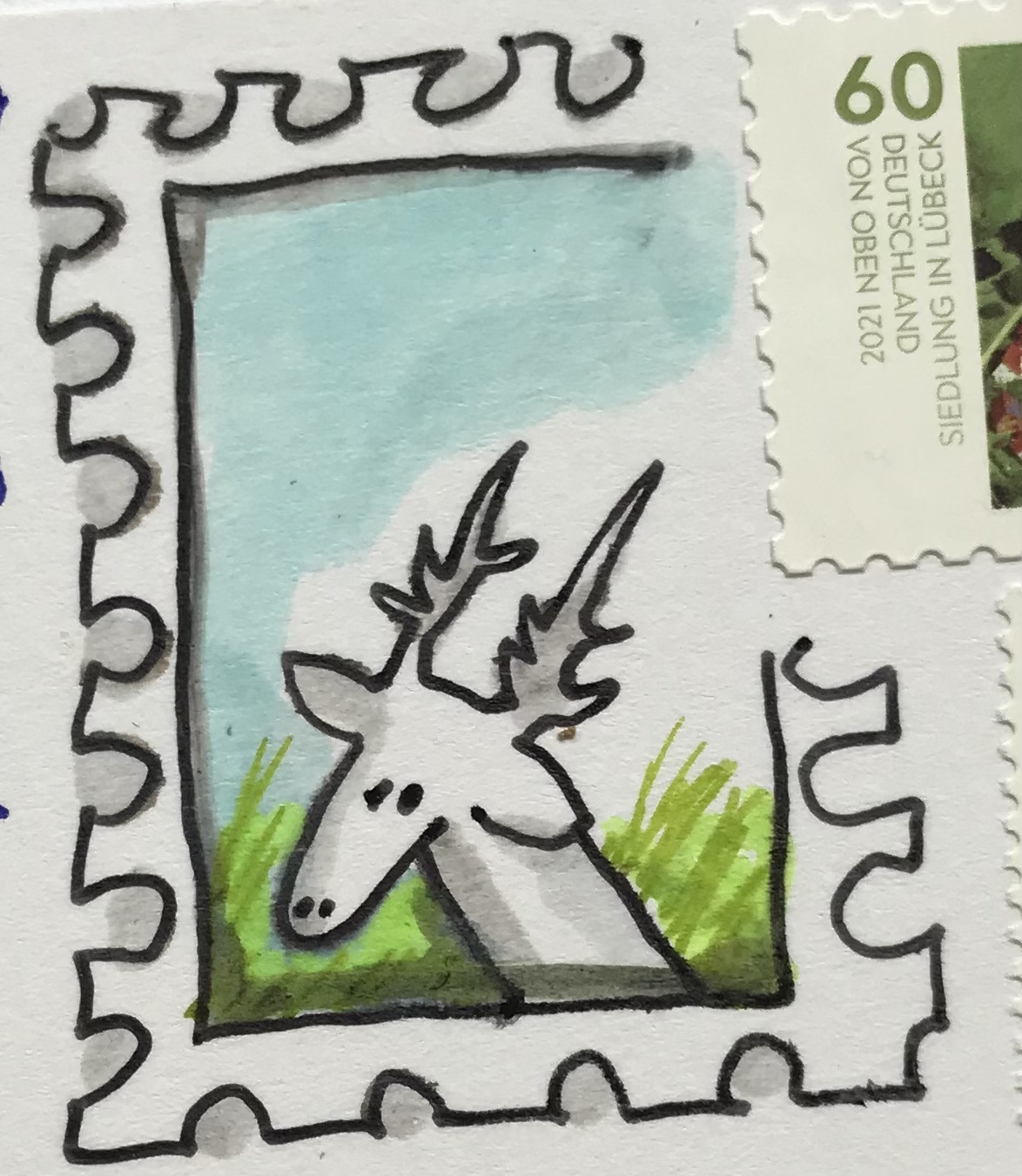 Show us your Selfmade "fake" Stamps/ Cinderella Stamps/ Artistamps
